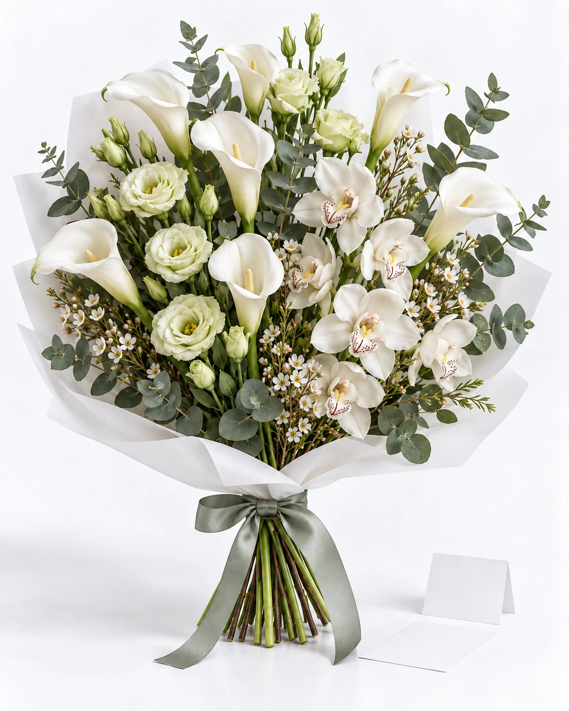 Визуальный ориентир: Минимализм без повода, белый / зелёный